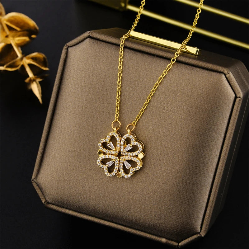 Luxury 316L Stainless Steel Gold Necklace – Waterproof & Tarnish Free